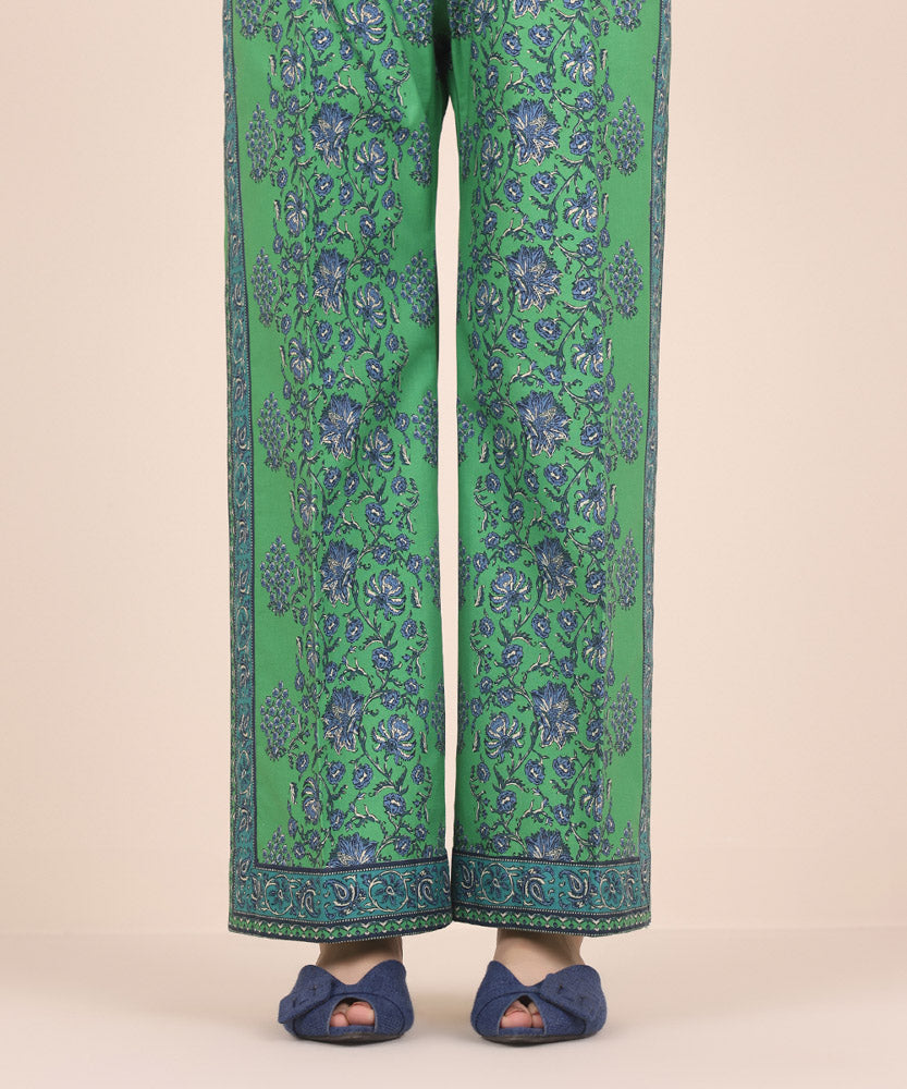 Printed Cotton Trousers