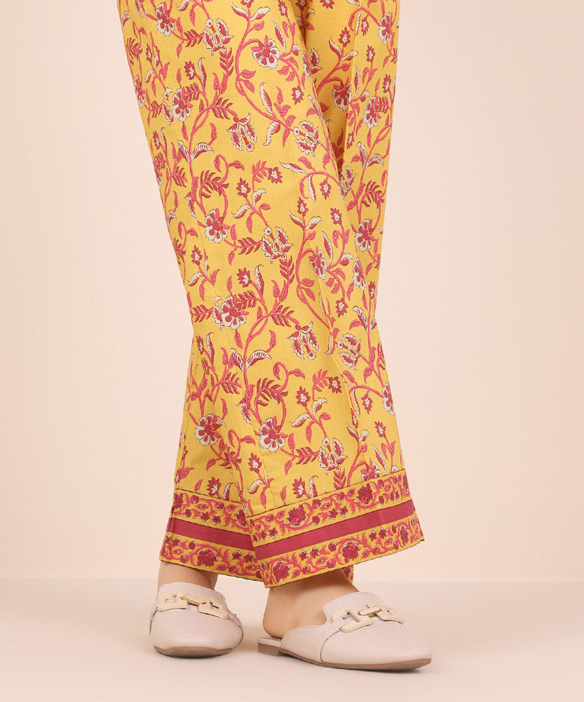 Printed Cotton Trousers