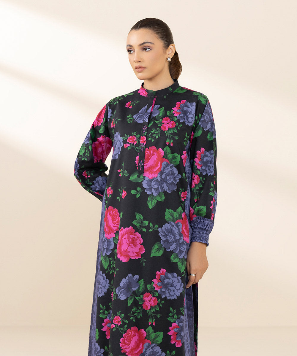 2 Piece - Printed Cotton Viscose Suit