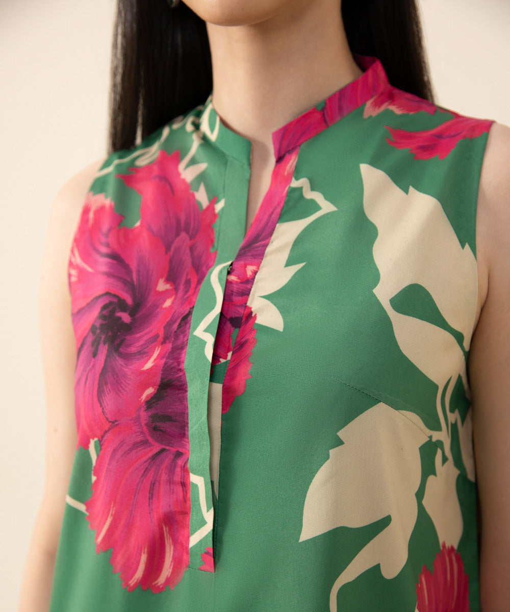 Women's Intermix Unstitched Blended Grip Silk Multi 3 Piece Suit