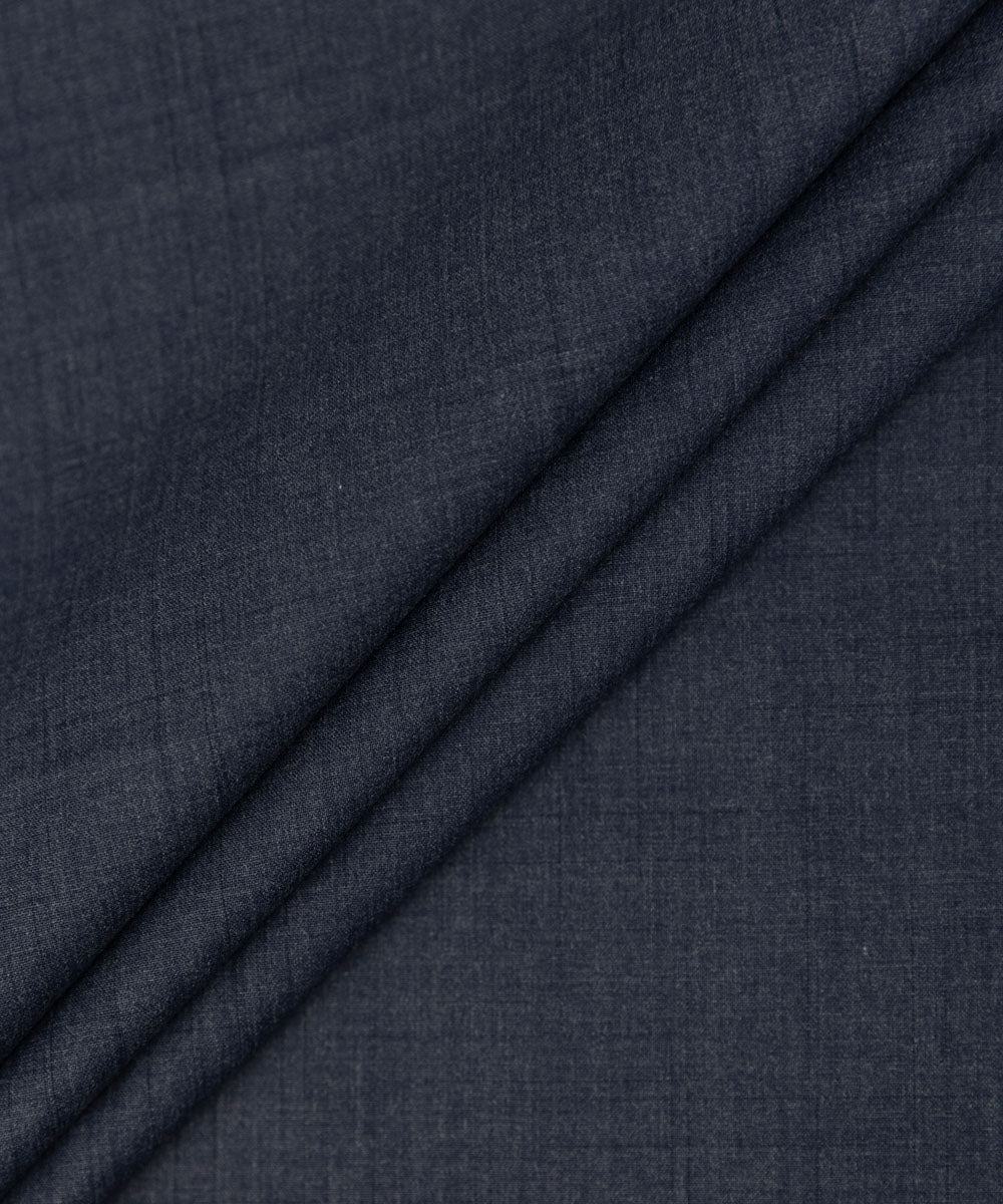 Mens Unstitched Indigo Polyaster full suit fabric