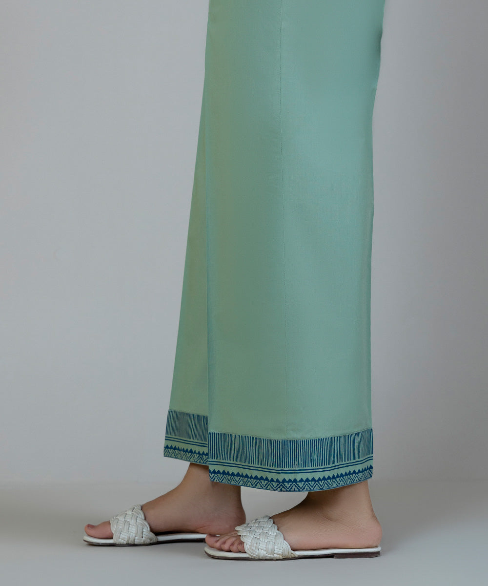 Women's Pret Cambric Green Dyed Culottes