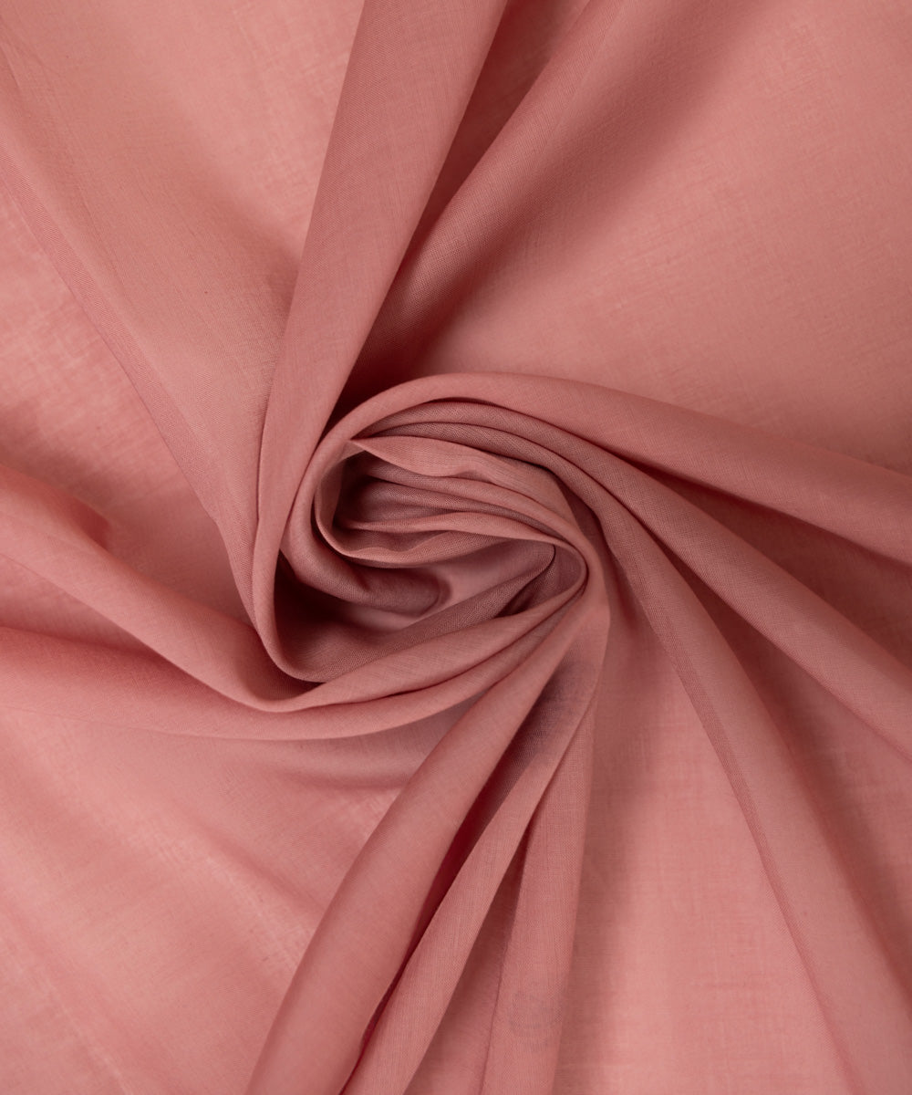 Women's Fine Voile Dyed Pink Dupatta