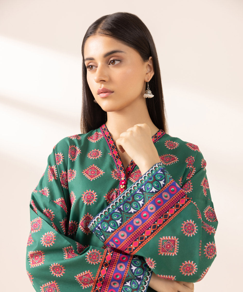 Women's Pret Lawn Printed Multi Boxy Shirt