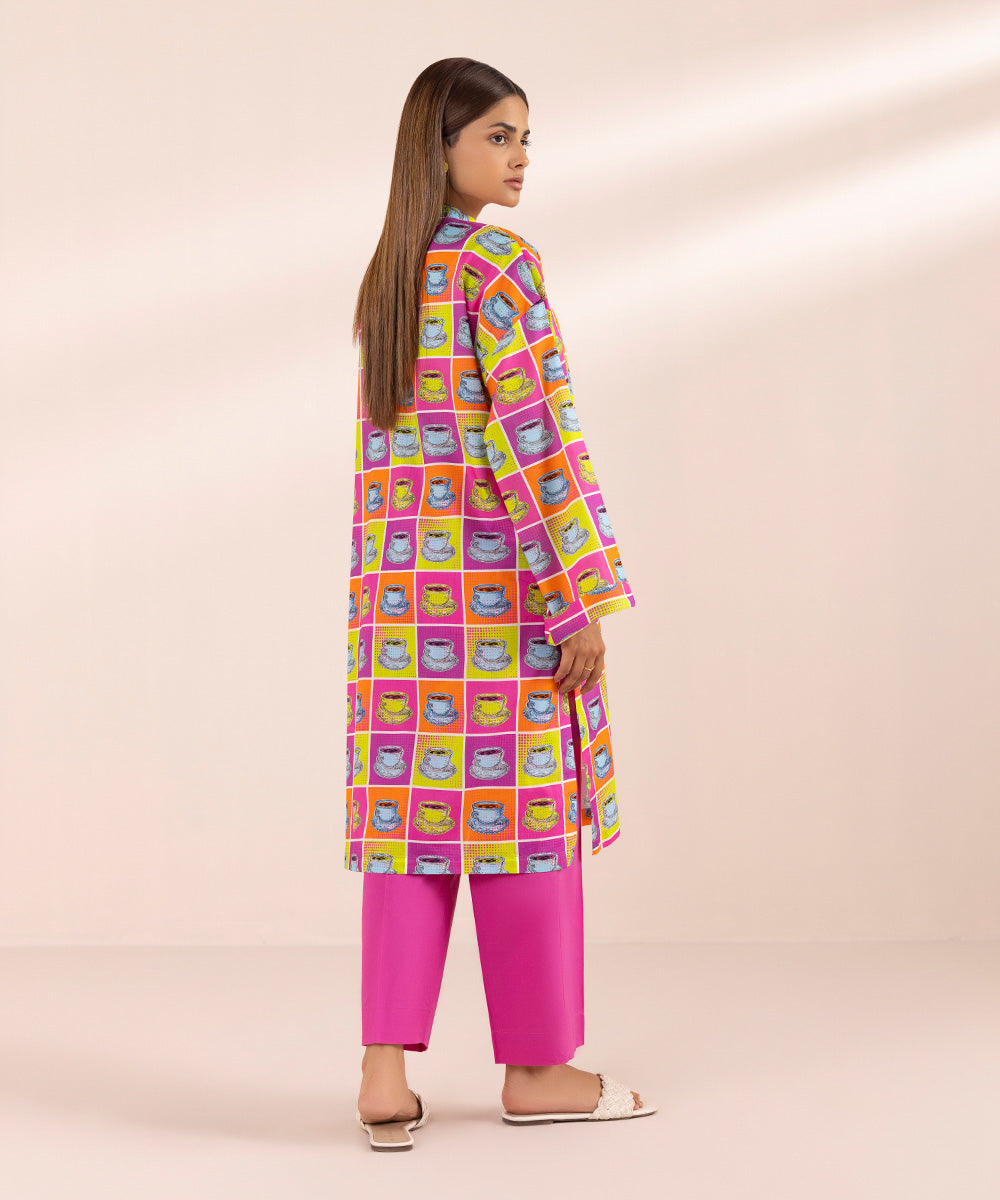 Women's Pret Lawn Multi Printed Boxy Shirt