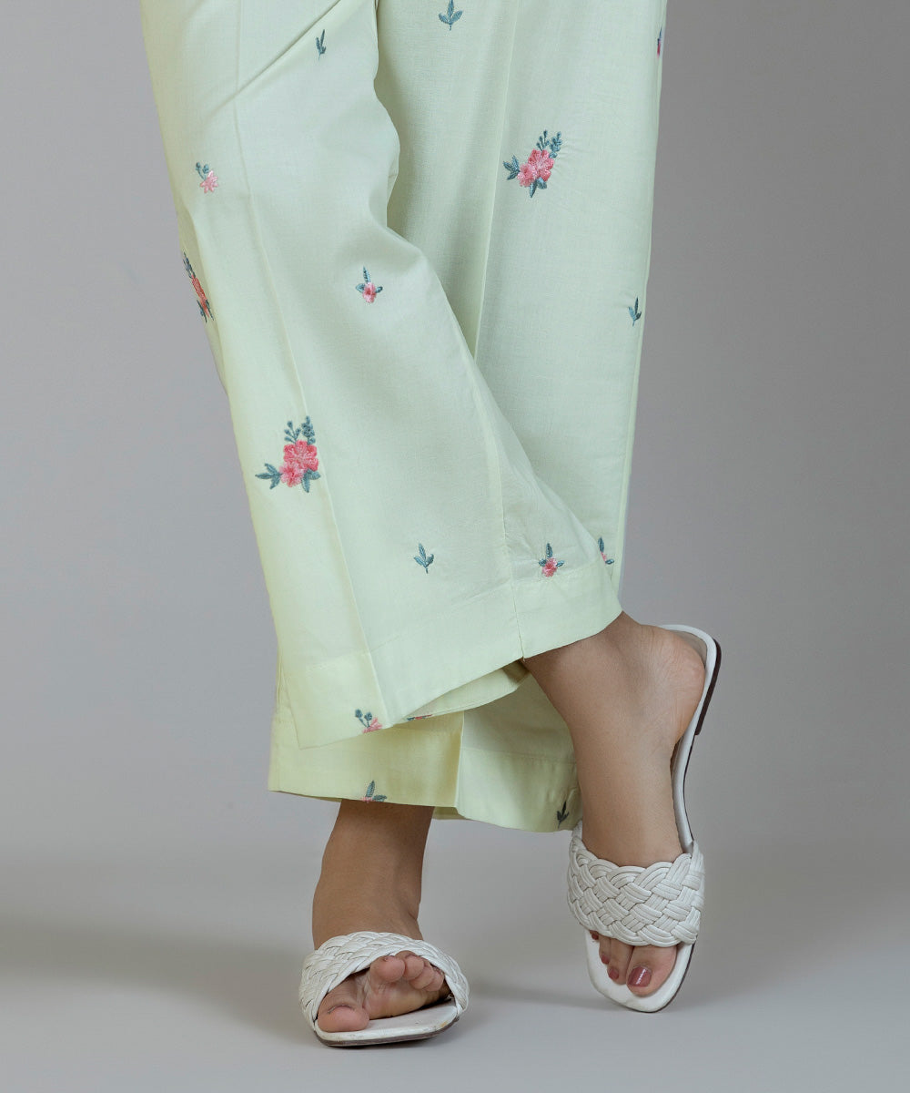 Embroidered Cambric Culottes