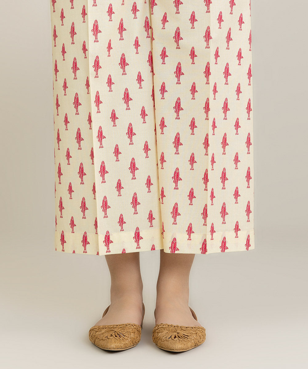 Women's Pret Cambric Multi Printed Culottes