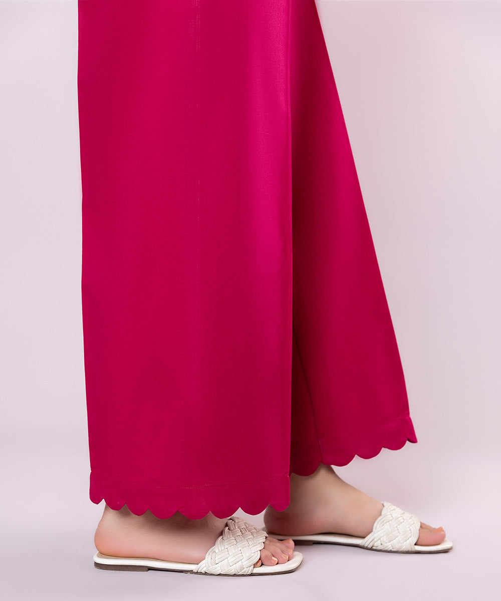 Women's Pret Cambric Dyed Pink Culottes