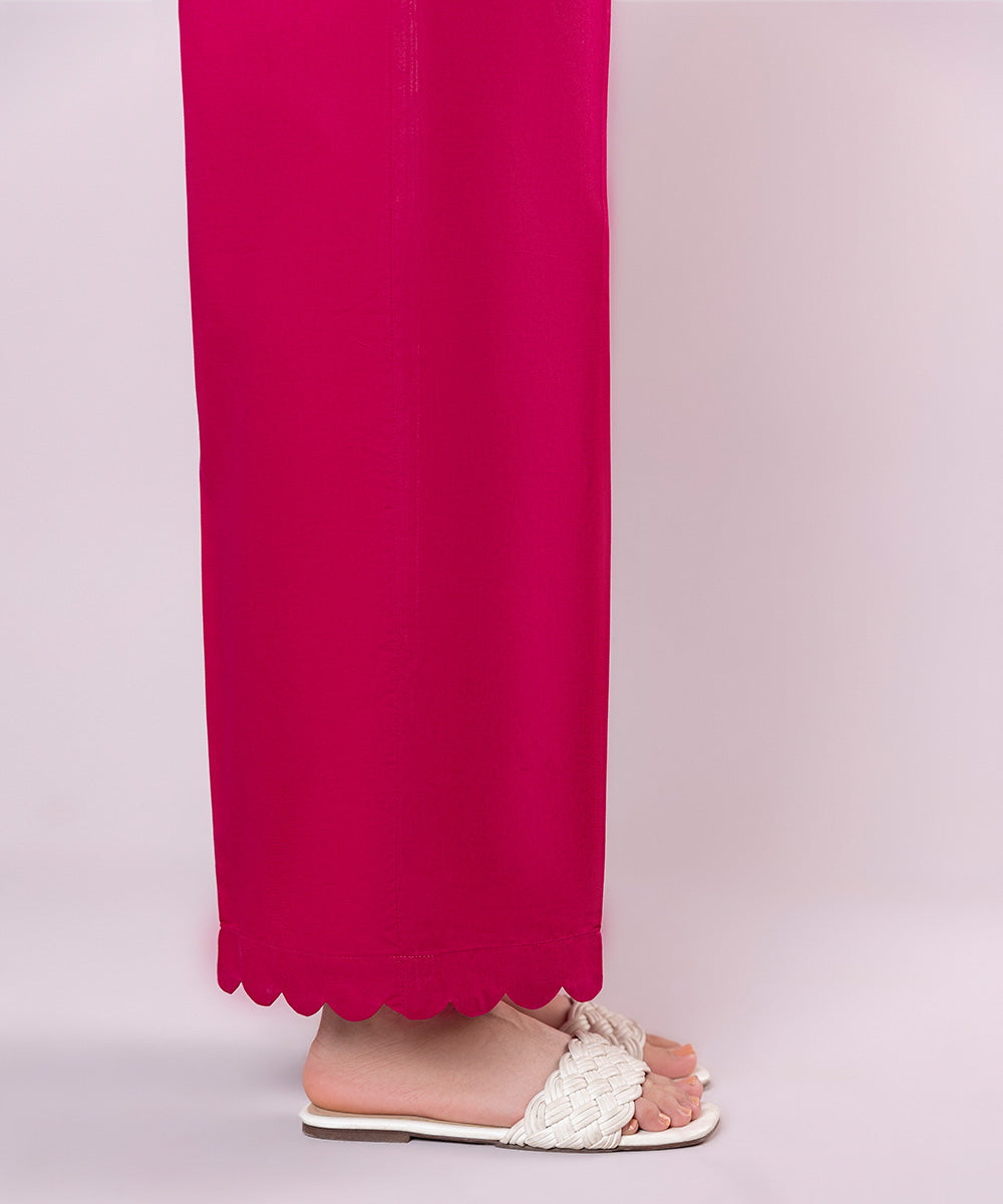 Women's Pret Cambric Dyed Pink Culottes