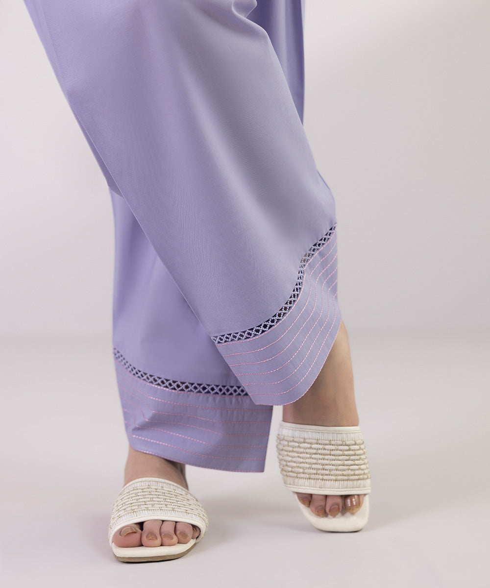 Trouser Design With Lace | Maharani Designer Boutique
