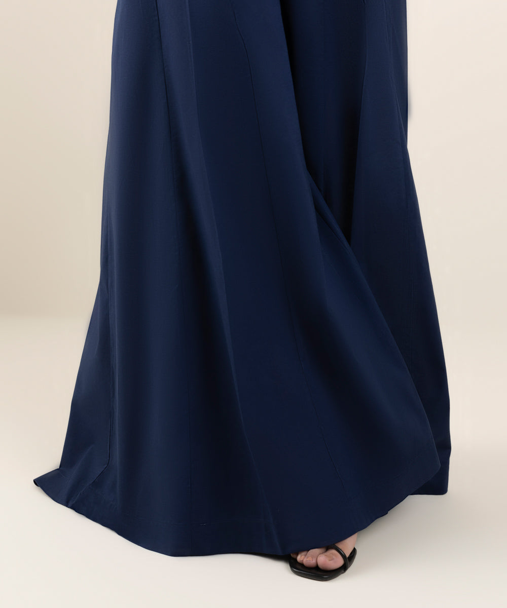 Women's Pret Cambric Blue Dyed Sharara