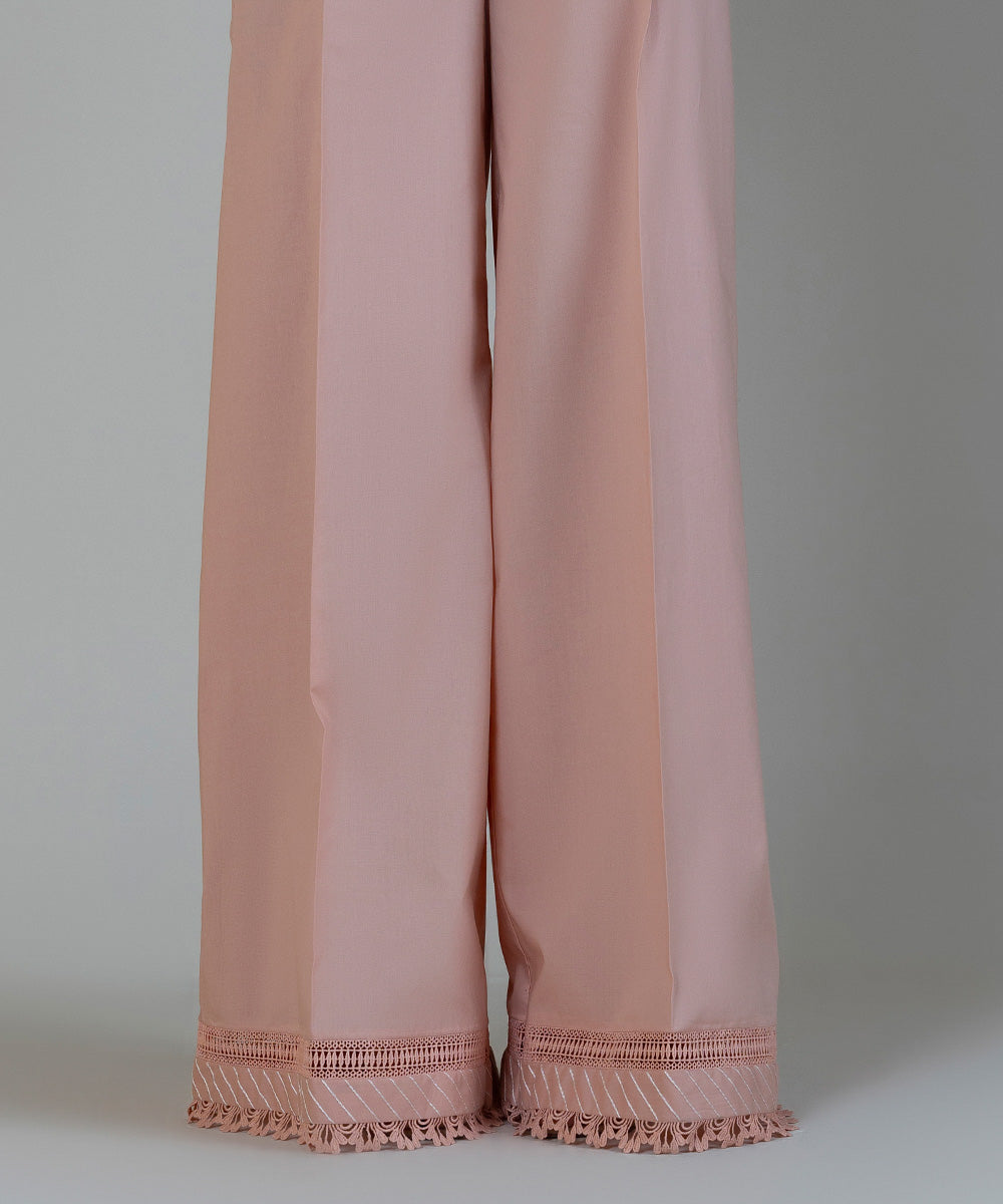 Women's Pret Cambric Pink Dyed Culottes