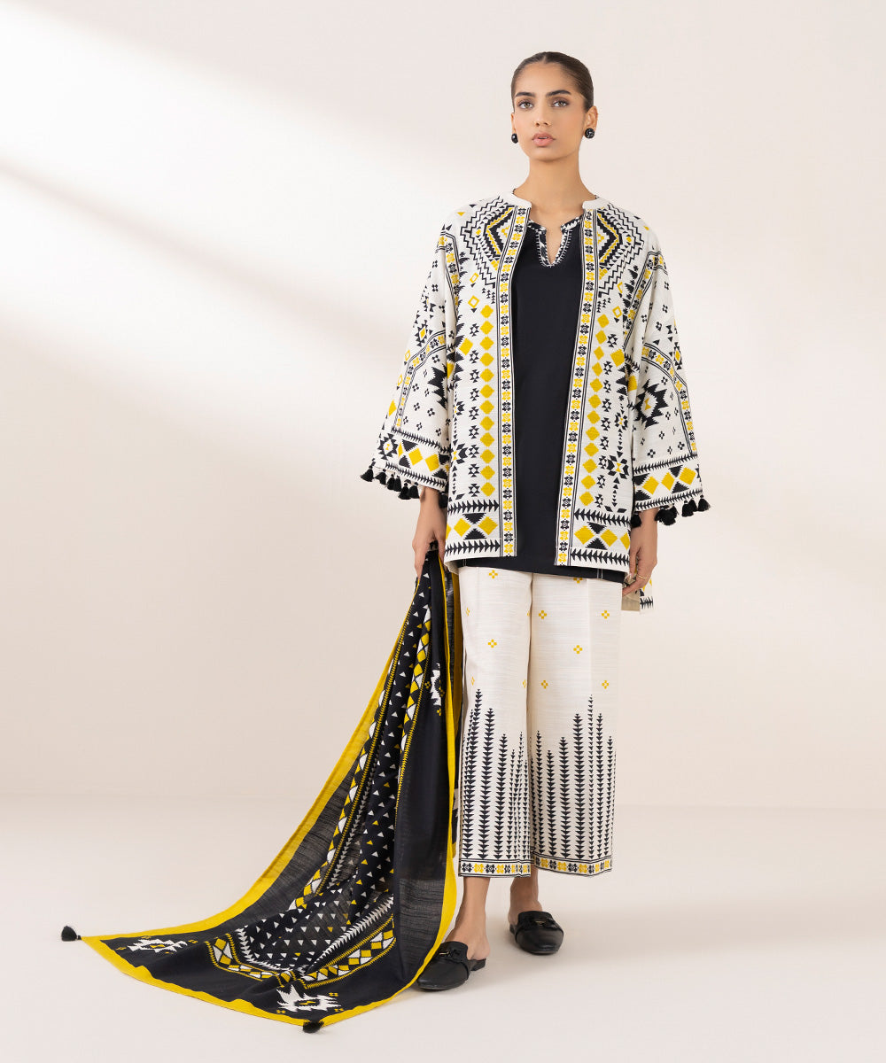 Khaddar Multi Printed Dupatta