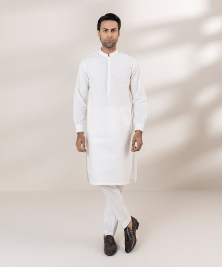 Embroidered Cotton Suit Image
