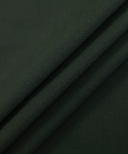 Men's Unstitched Luxury Wash & Wear Dark Green Suit
