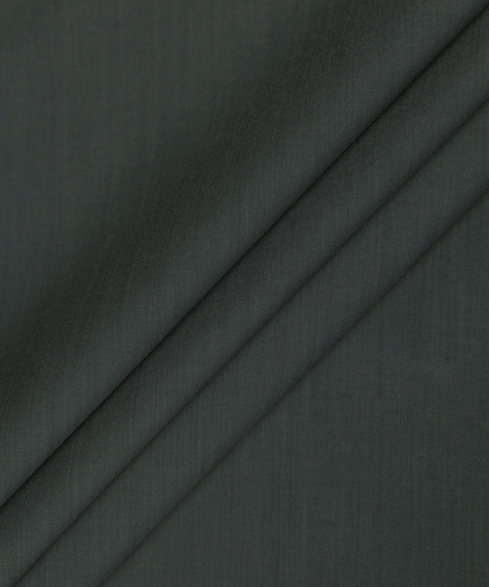 Men's Unstitched Wash & Wear Dark Grey Full Suit Fabric