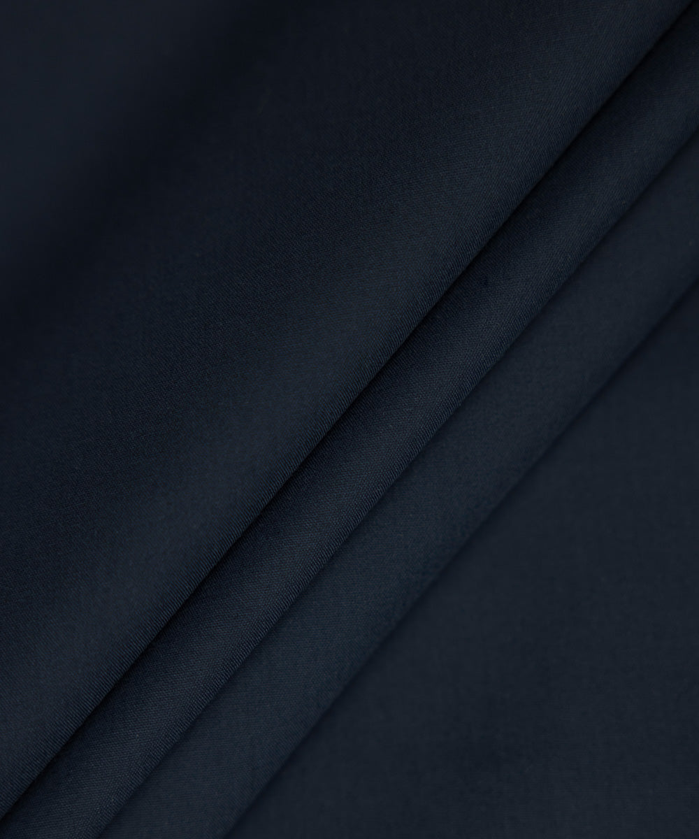 Men's Unstitched Premium Wash & Wear Indigo Full Suit Fabric