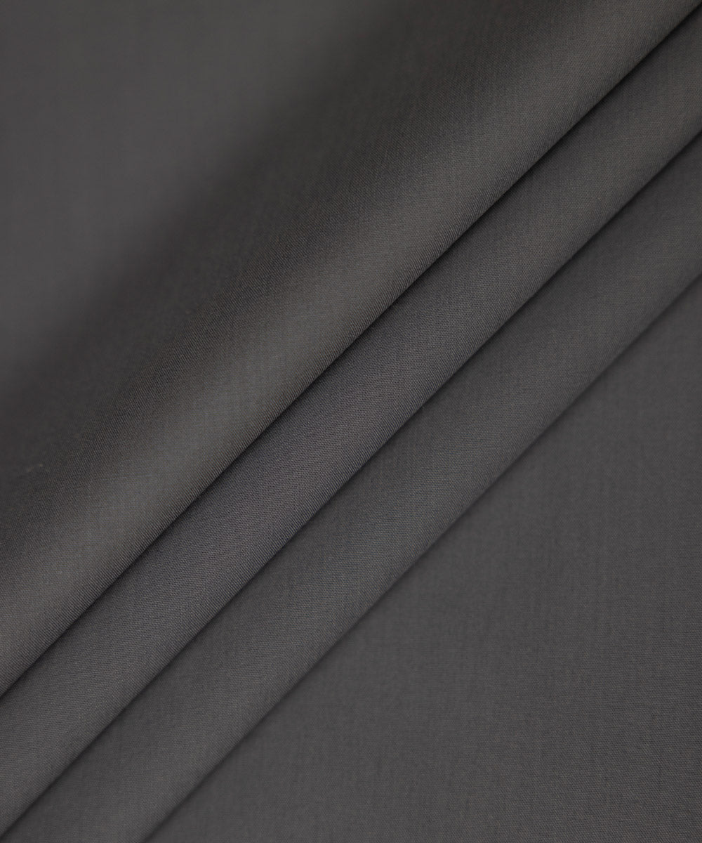 Men's Unstitched Premium Wash & Wear Grey Full Suit Fabric