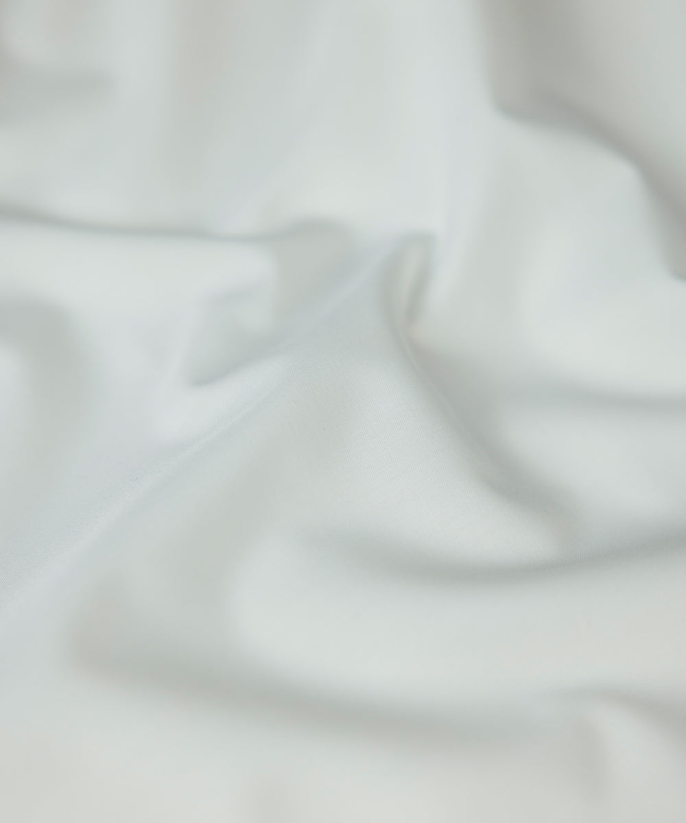 Men's Unstitched Premium Wash & Wear White Full Suit Fabric