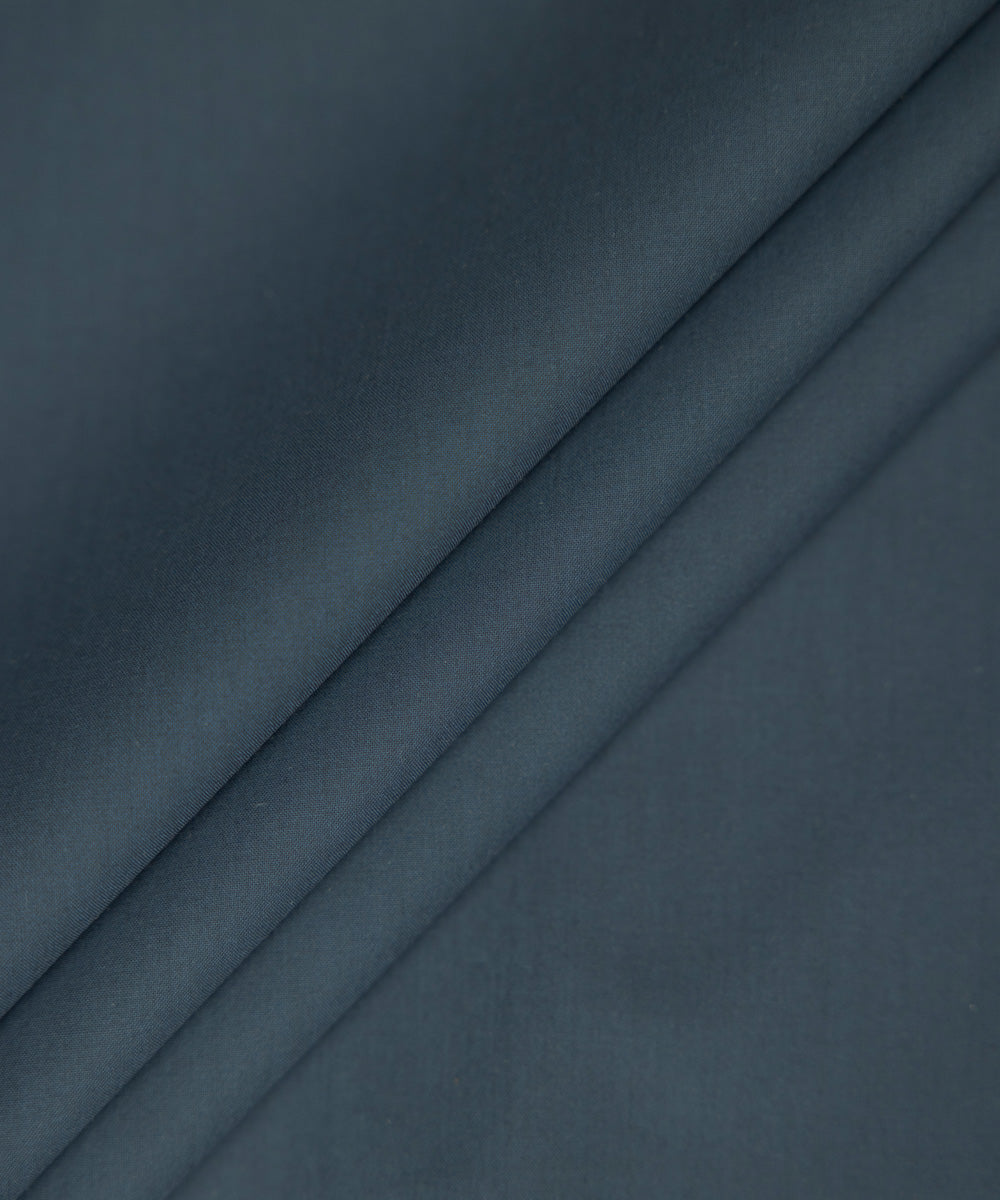 Men's Unstitched Premium Wash & Wear Dark Blue Full Suit Fabric