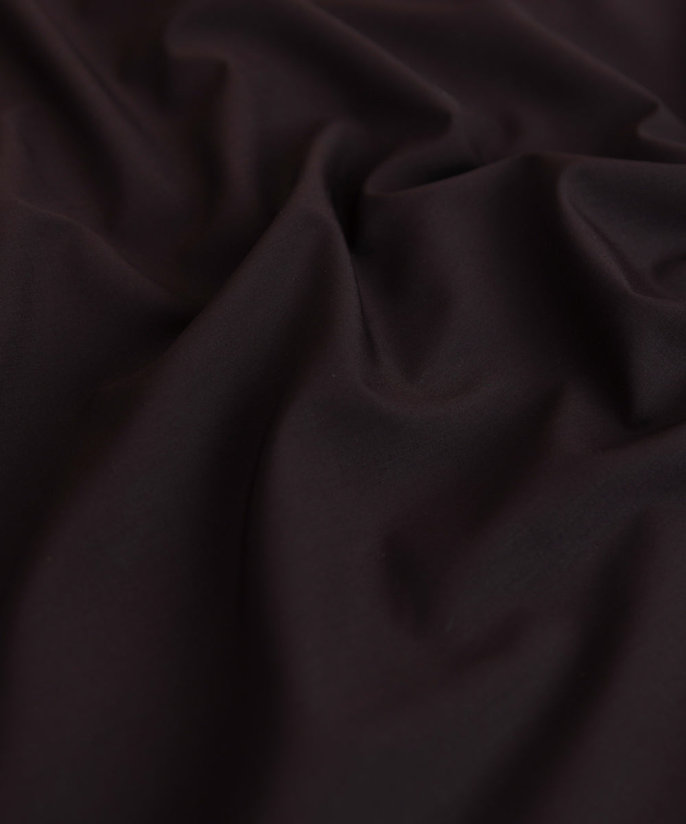 Men's Unstitched Luxury Wash & Wear Dark Maroon Full Suit Fabric