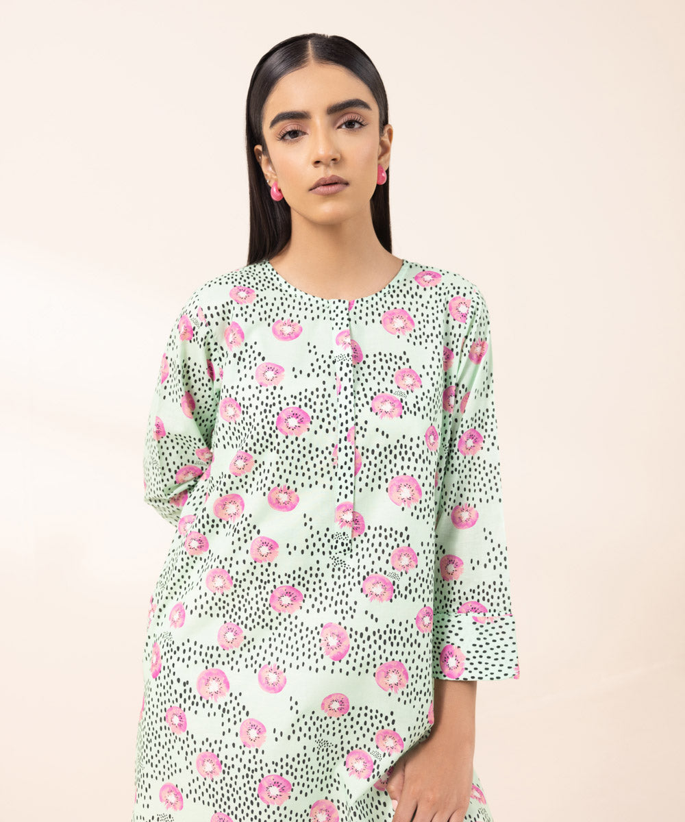 Women's Pret Lawn Printed Multi Straight Shirt