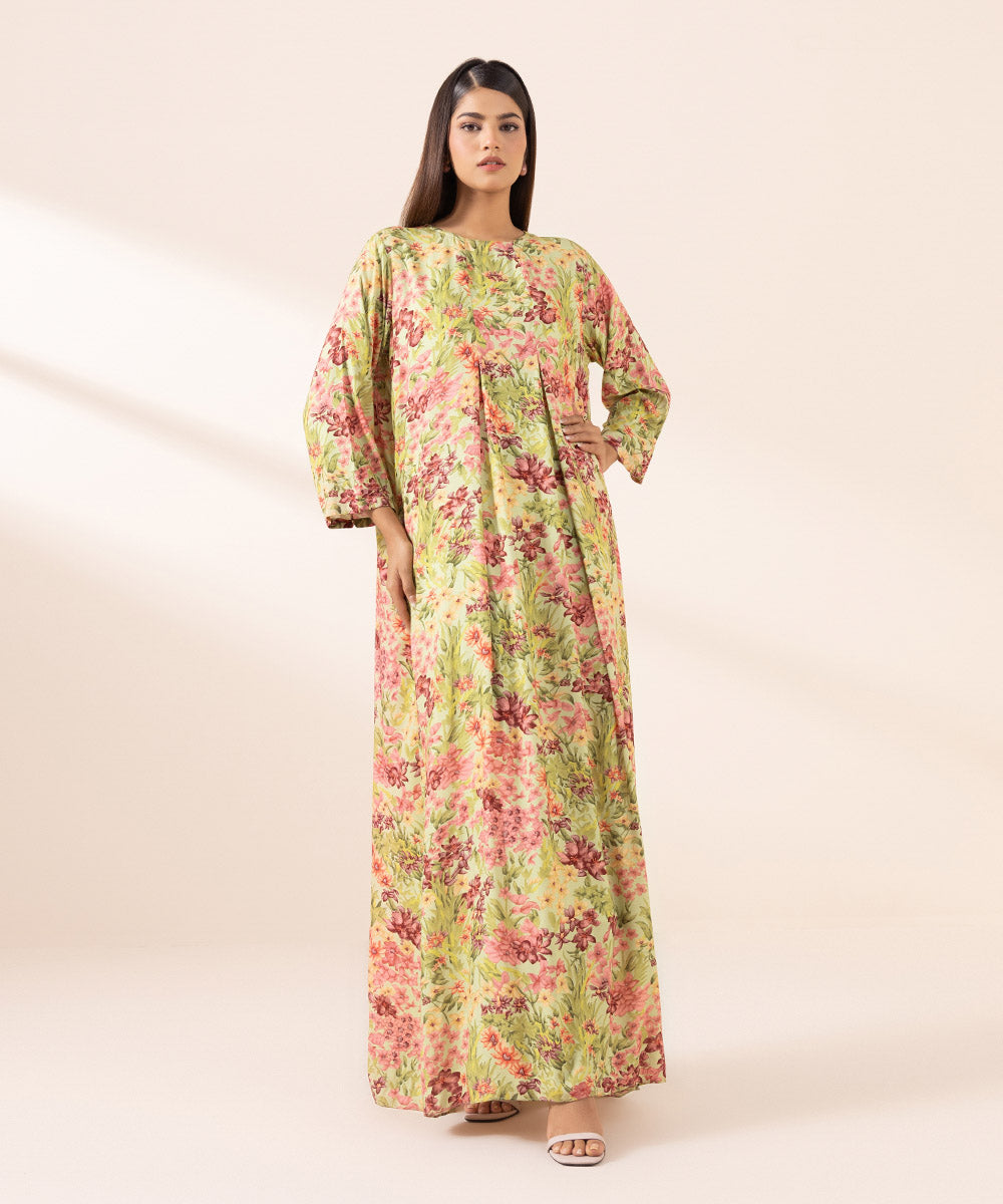 Women's Pret Arabic Lawn Multi Printed A-Line Shirt