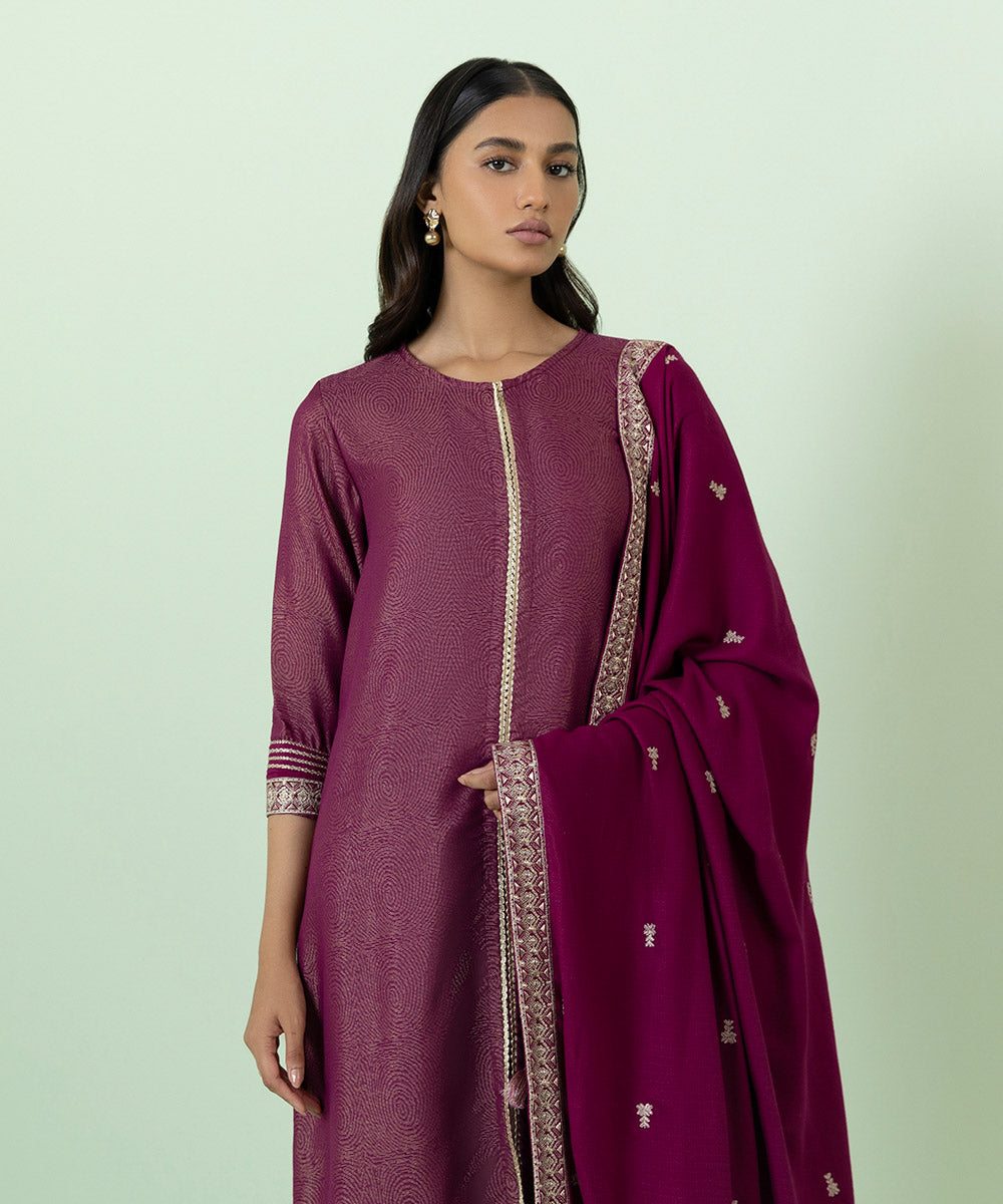 Silk Blend Embroidered Blouson - Ready to Wear