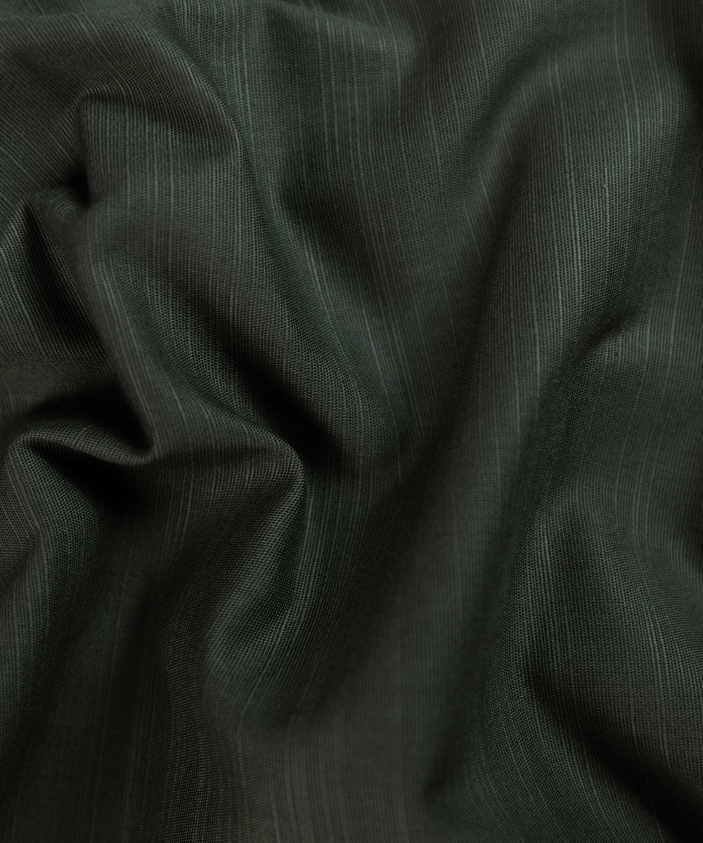 Men's Unstitched Fine Khaddar Dark Green 2PC Suit