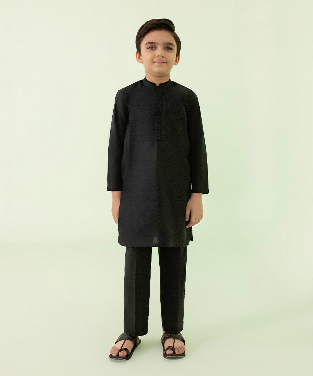 Kids Boys East 2 Piece Embroidered Cambric Suit