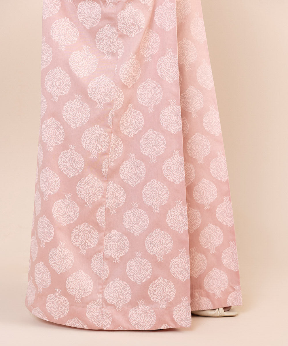 Women's Pret Luxury Satin Pink Culottes