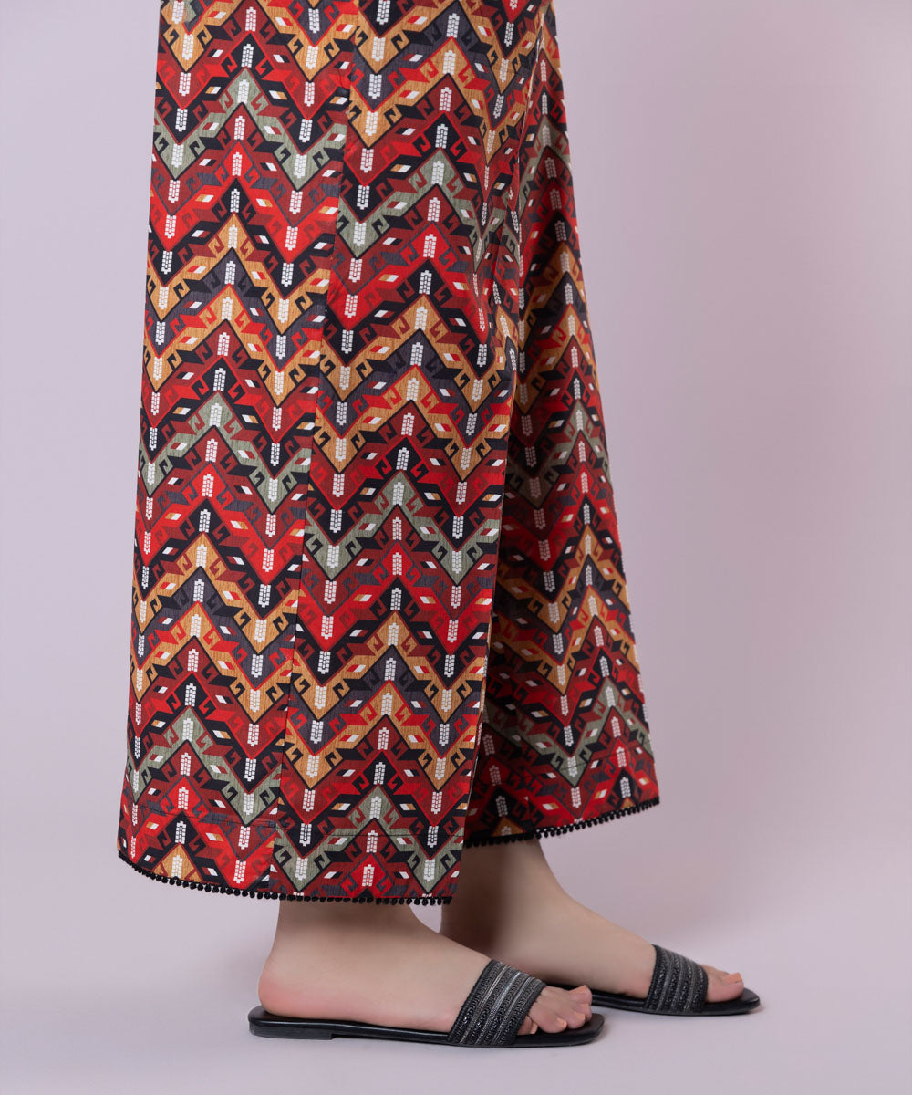 Women's Pret Cotton Printed Multi Culottes