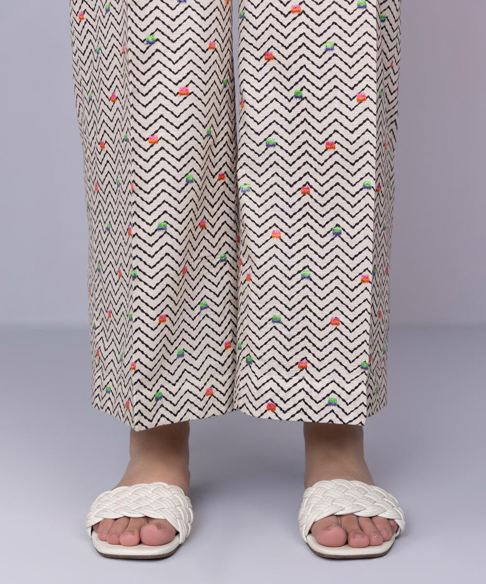 Women's Pret Dobby Multi Printed Culottes