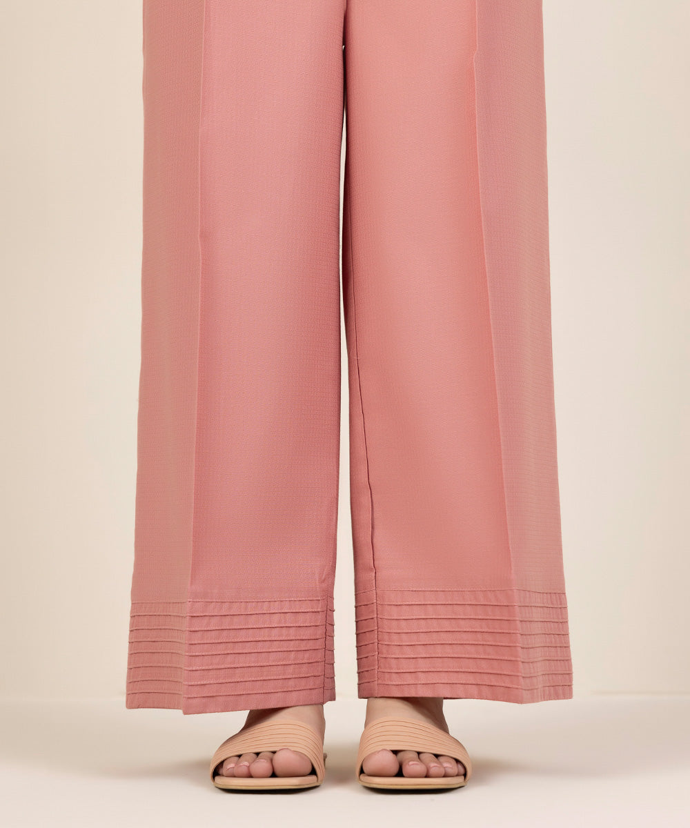 Women's Pret Dobby Pink Culottes