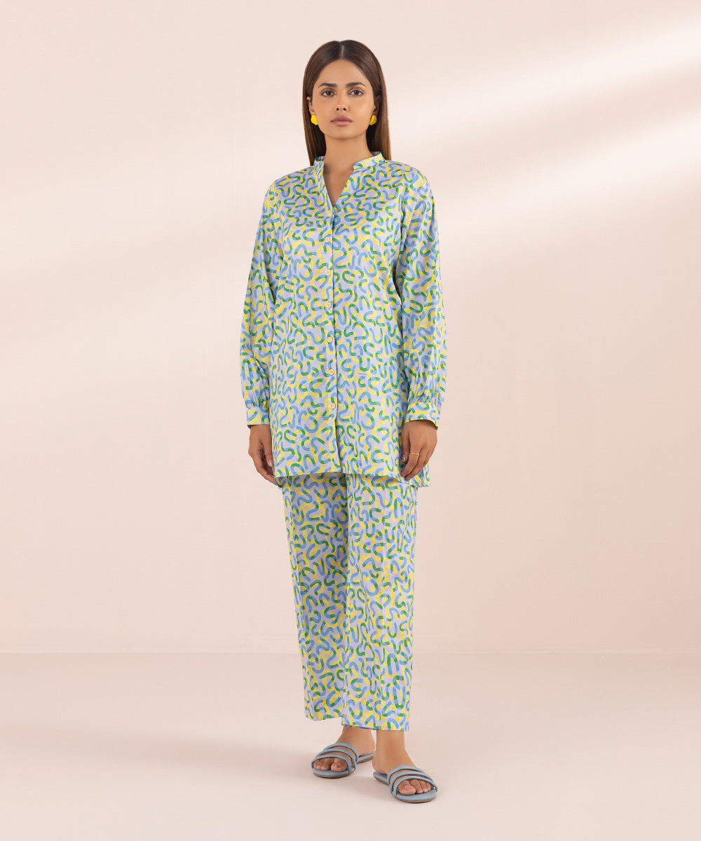 Women's Pret Stretch Lawn Multi Printed Straight Shirt