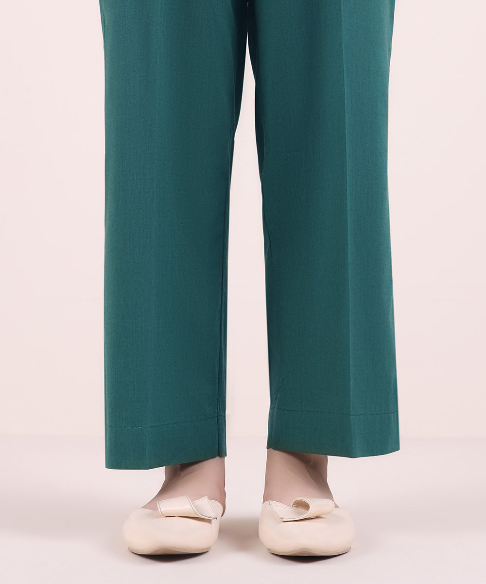 Women's Pret Cambric Solid Zinc Culottes