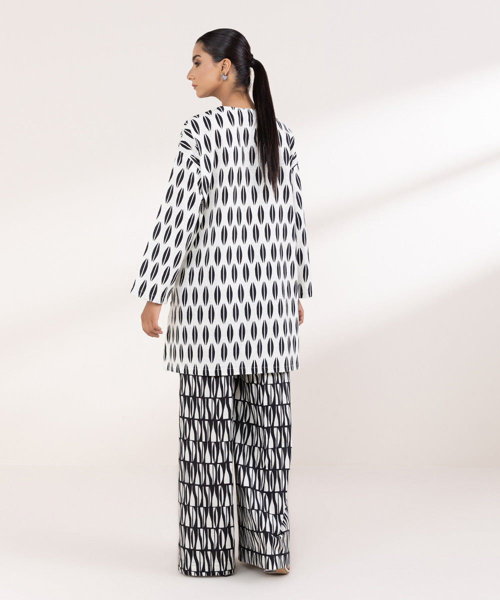 Women's Pret Khaddar Printed Multi Boxy Shirt