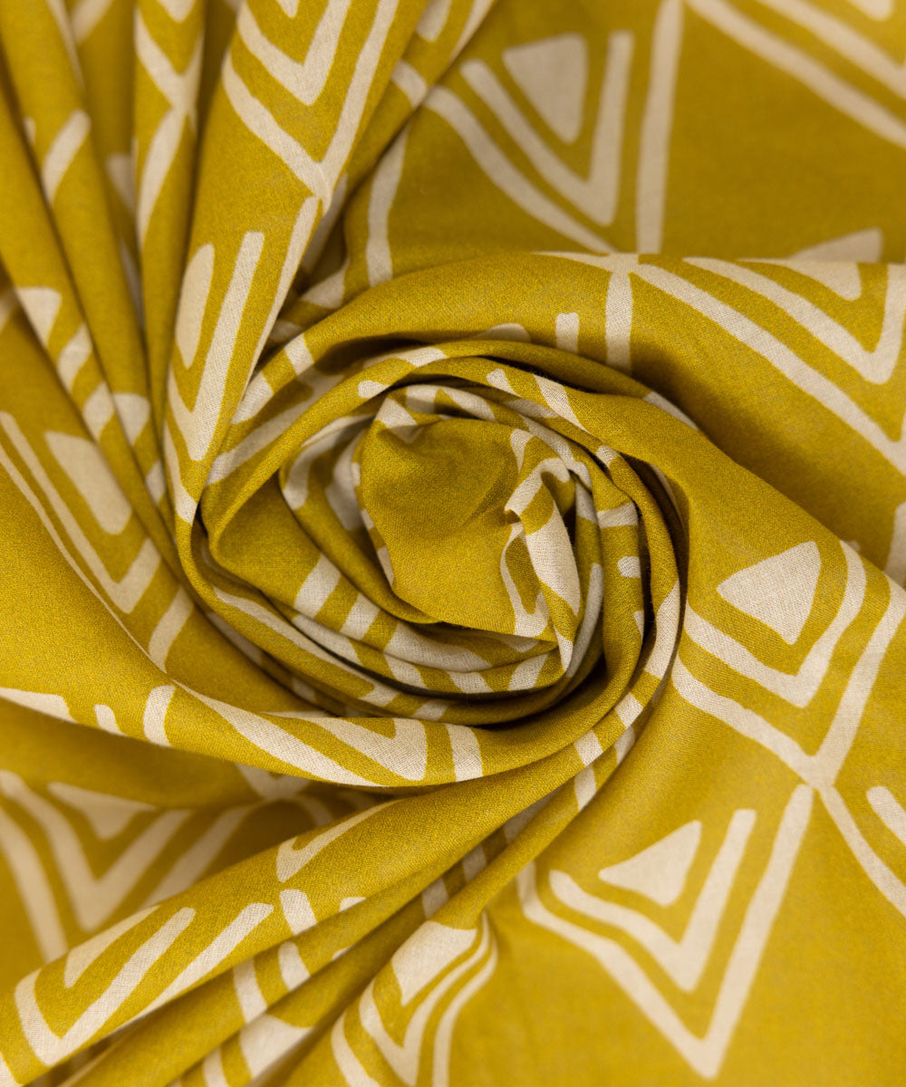 Fine Voile Yellow Printed Dupatta