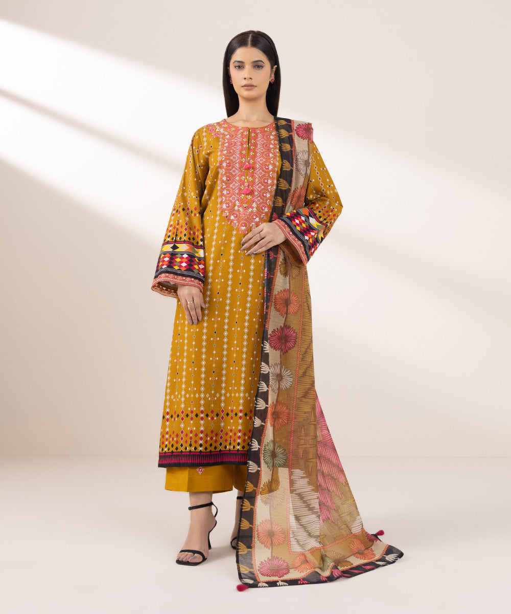 Manar Multi Printed Dupatta