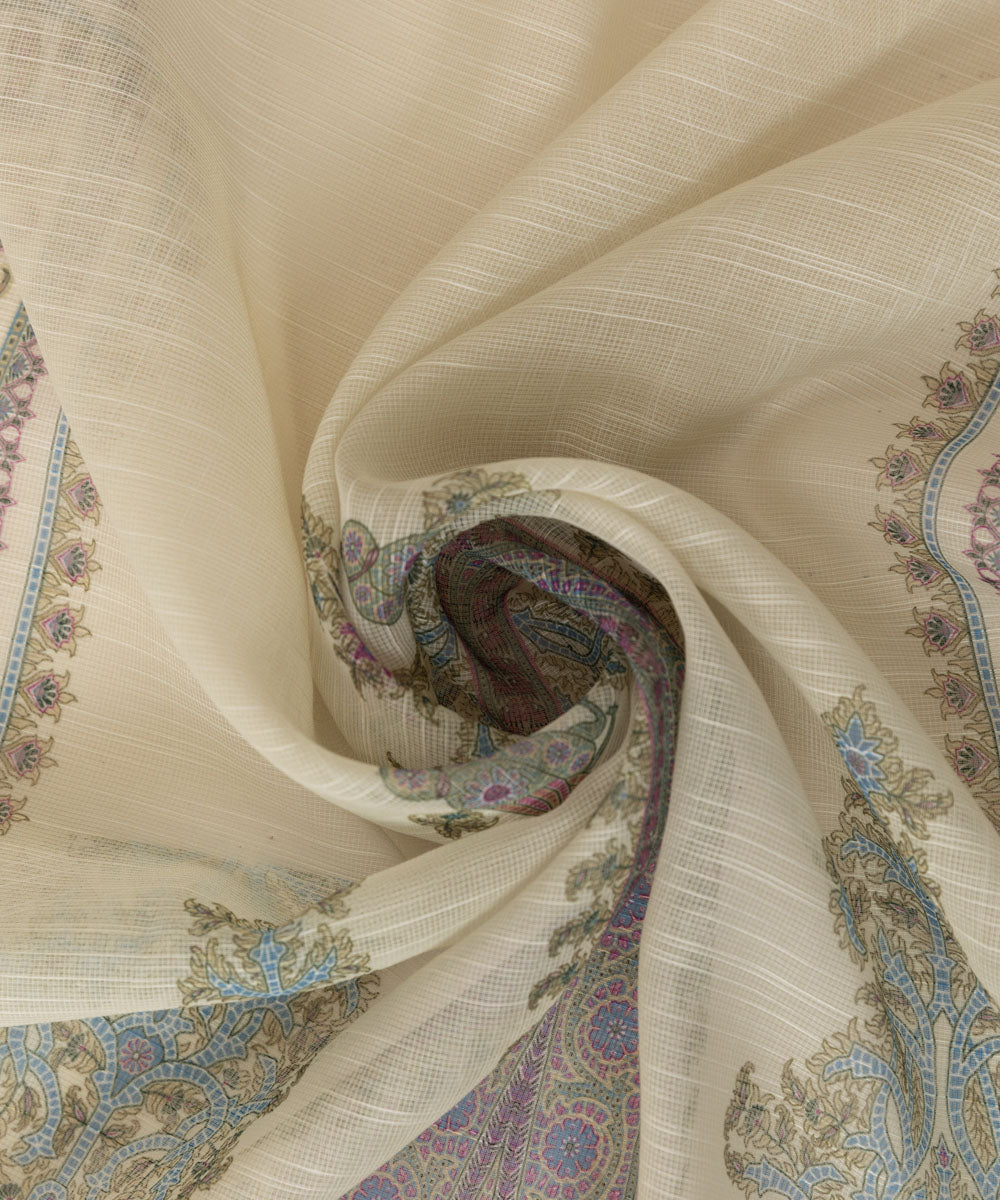 Blended Raw Net Multi Printed Dupatta