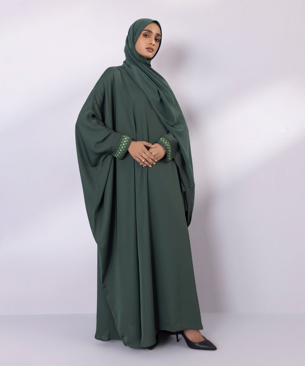 Women's Sage Green Nida Kaftan Set