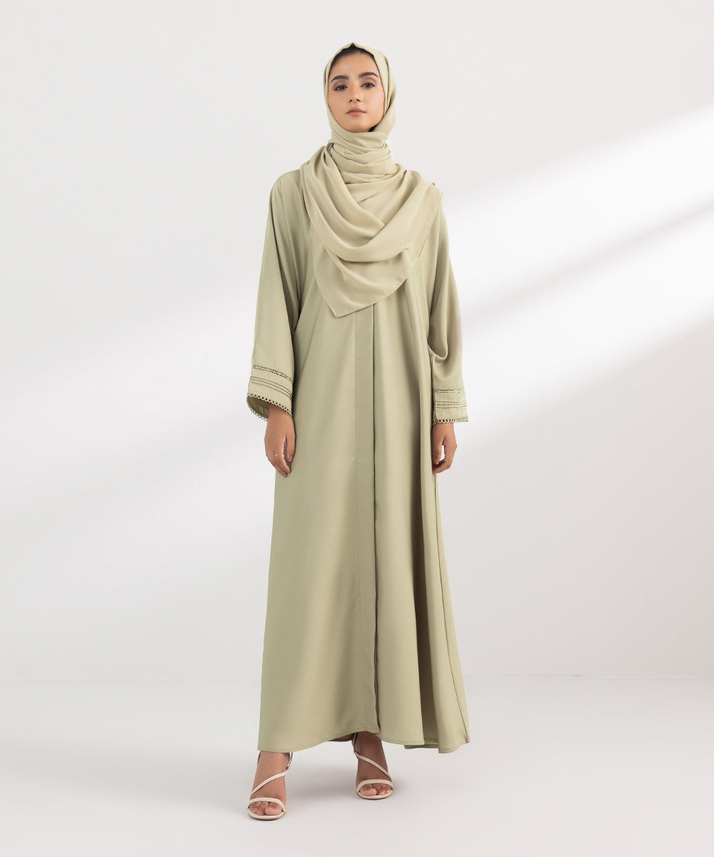 Women's Basic Beige Abbaya