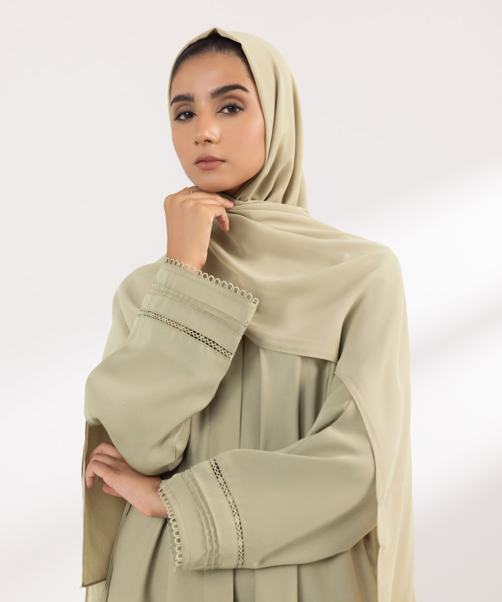 Women's Basic Beige Abbaya