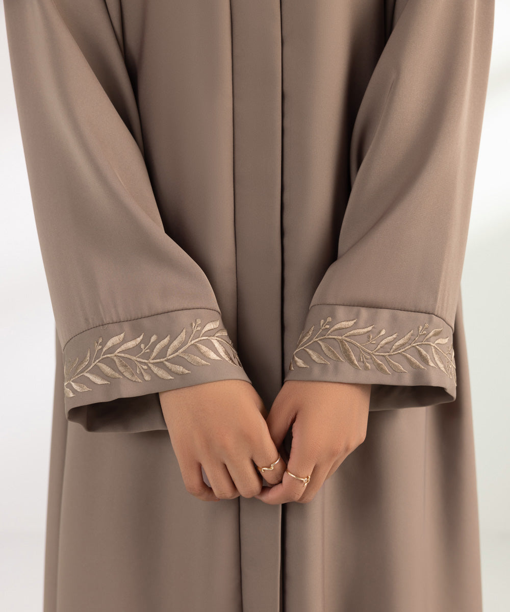 Women's Basic Caramel Brown Abbaya