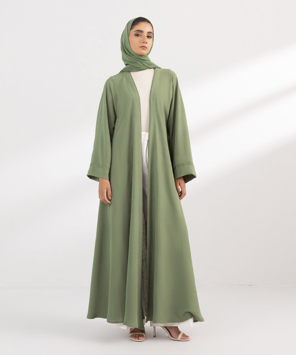 Women's Fashion Olive green Abbaya