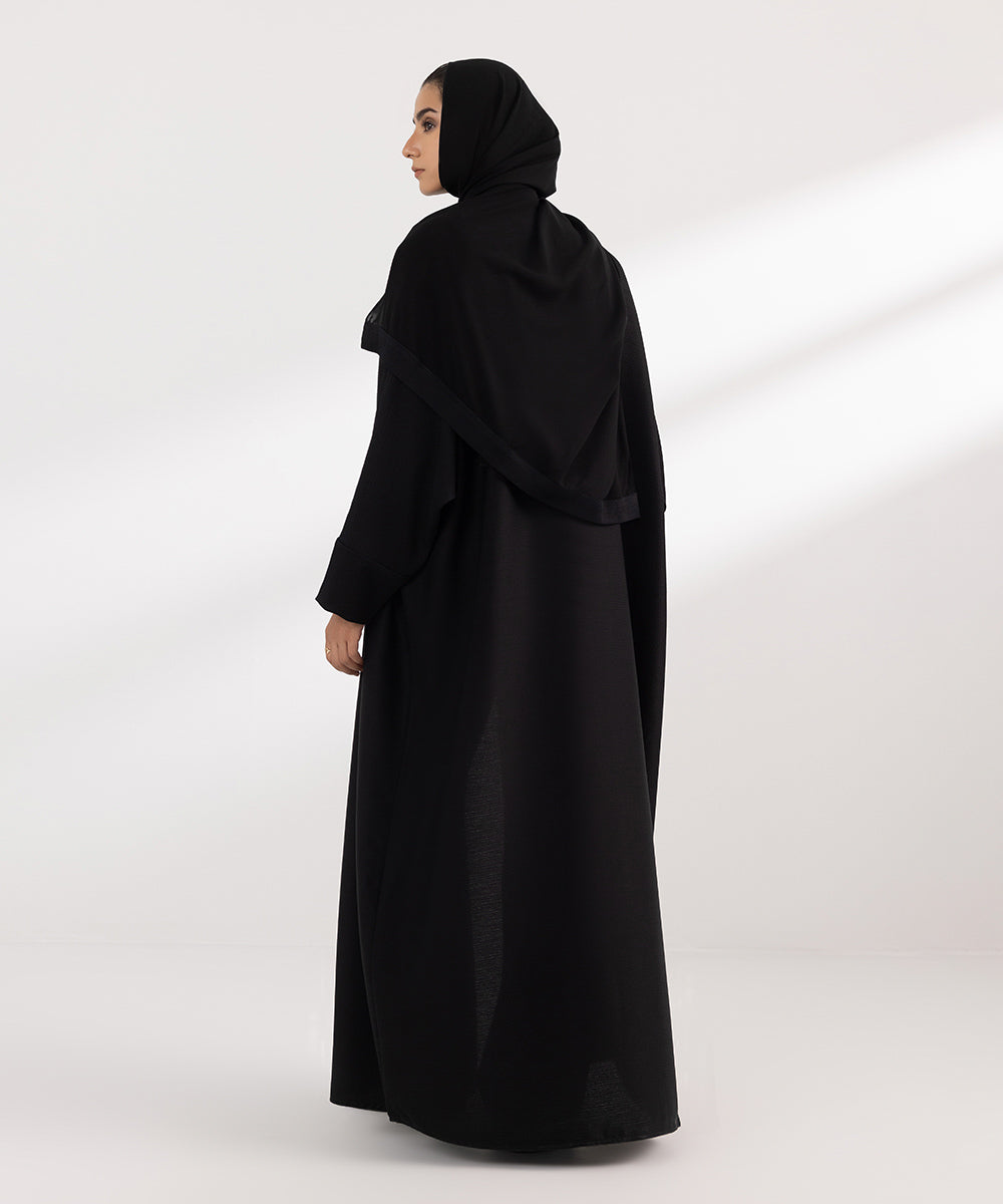 Women's Fashion Black Abbaya