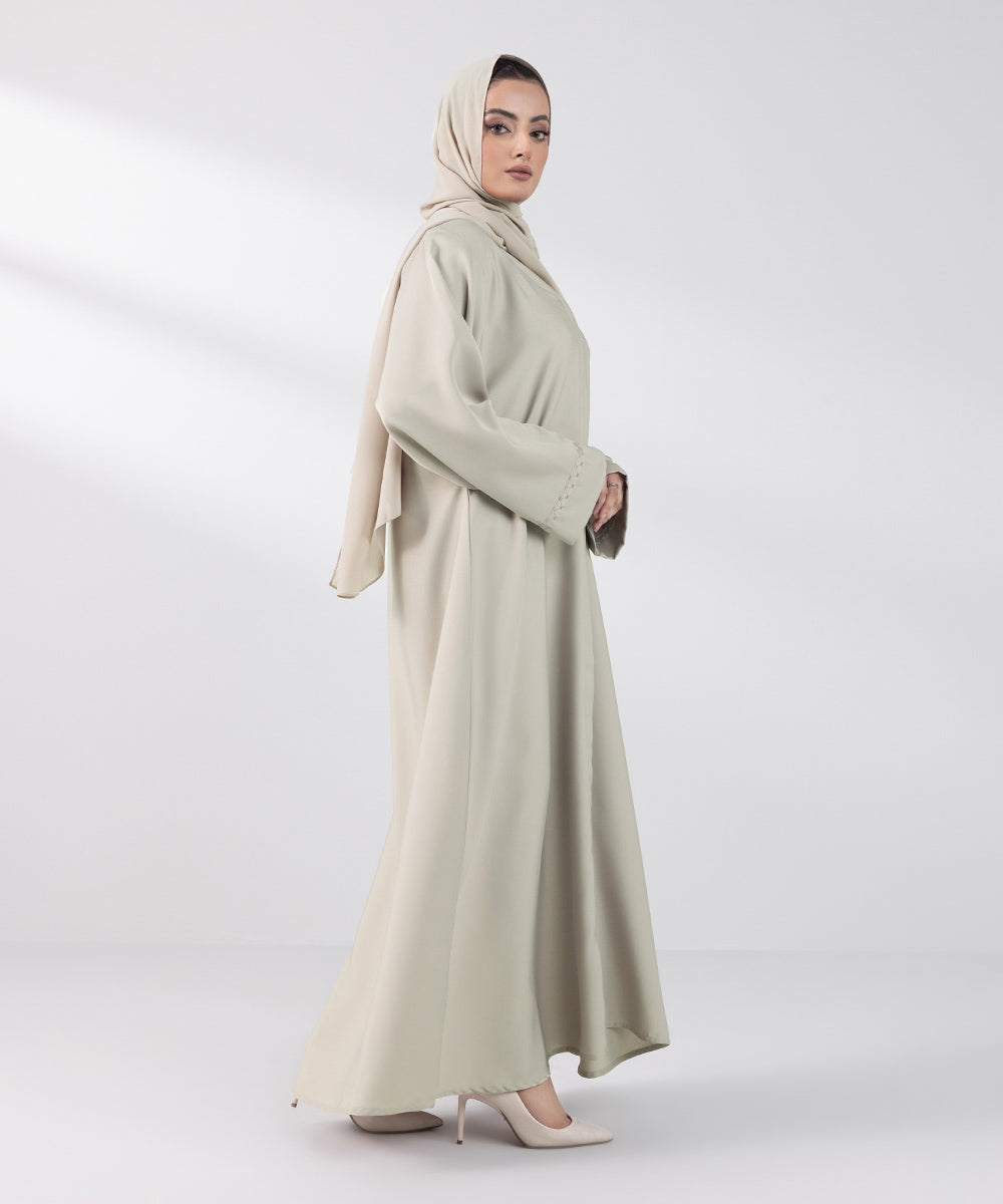 Women's Basic Beige Abbaya