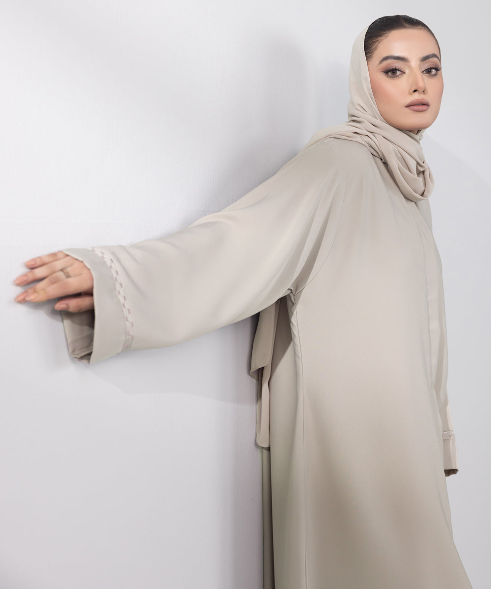 Women's Basic Beige Abbaya