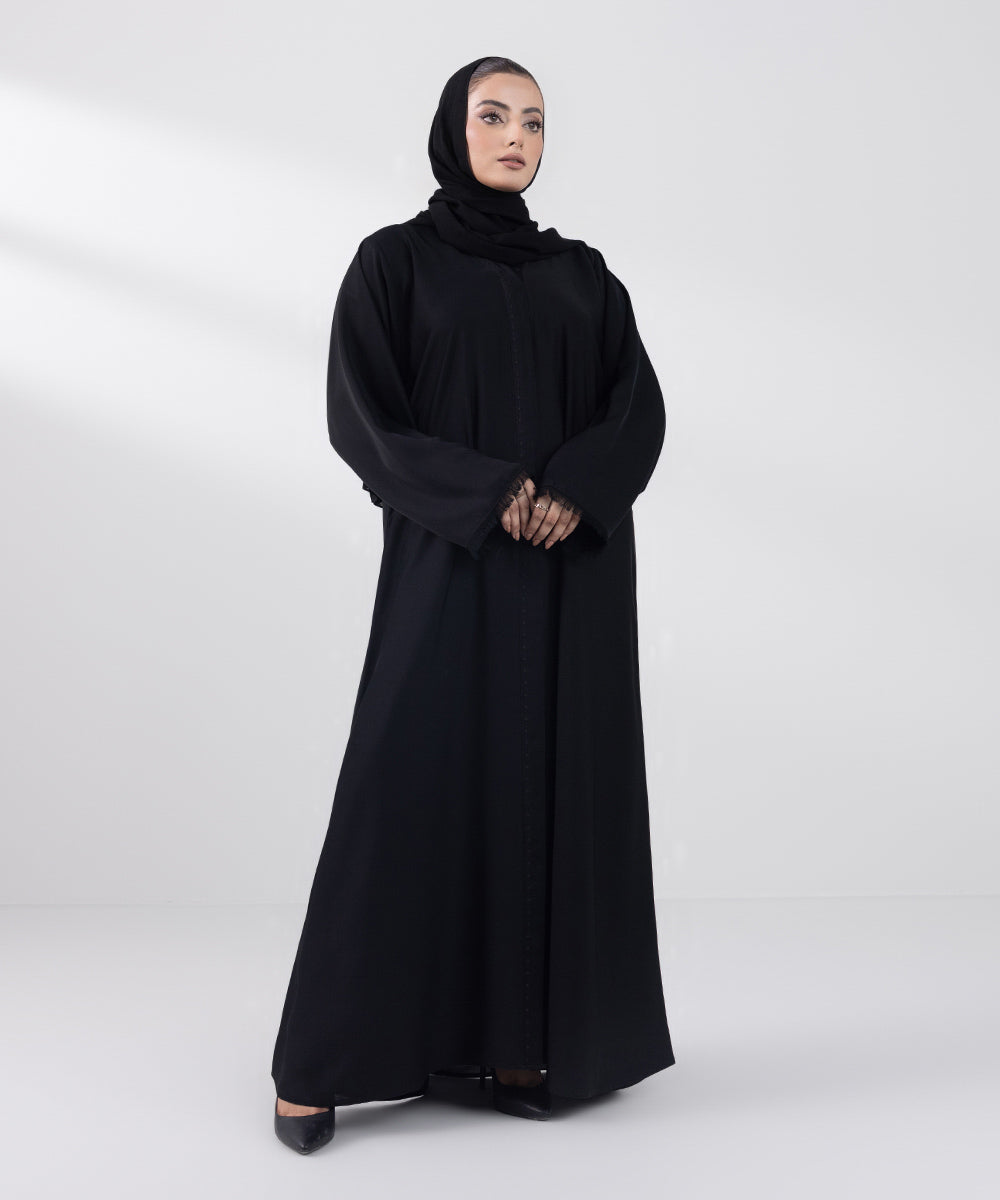 Women's Basic Black Abbaya