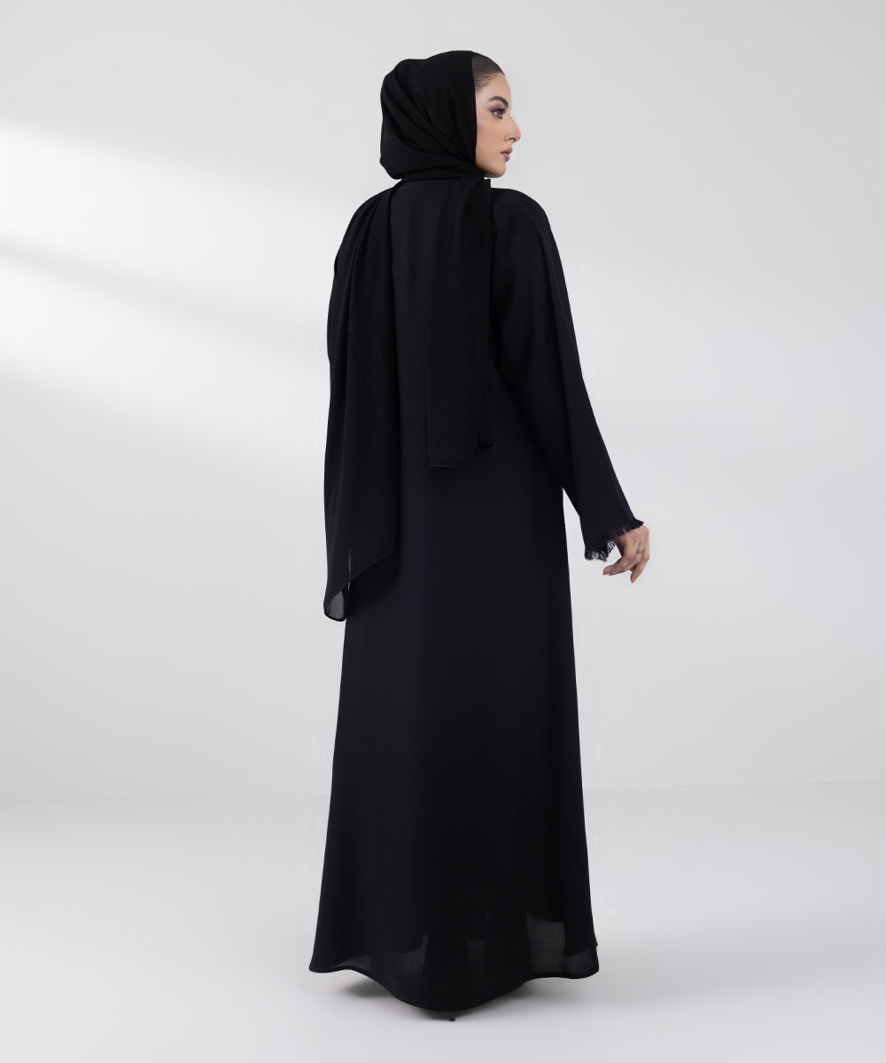 Women's Basic Black Abbaya